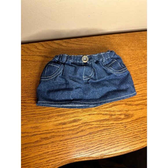 Build A Bear Workshop Blue Jean Denim Skirt babw - Picture 1 of 2